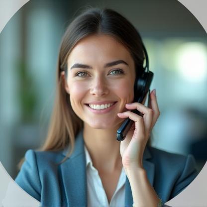 Customer service agent assisting a driver via phone